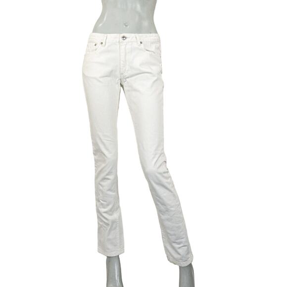 A.P.C. Women's JEAN ETROIT STANDARD denim Jeans in White size 27 - Picture 1 of 12